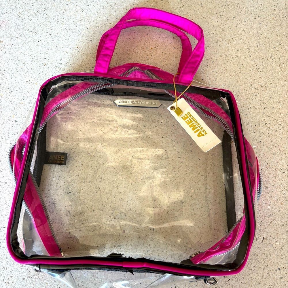 Aimee Kestenberg Cosmetic Bag with Bold Trim
